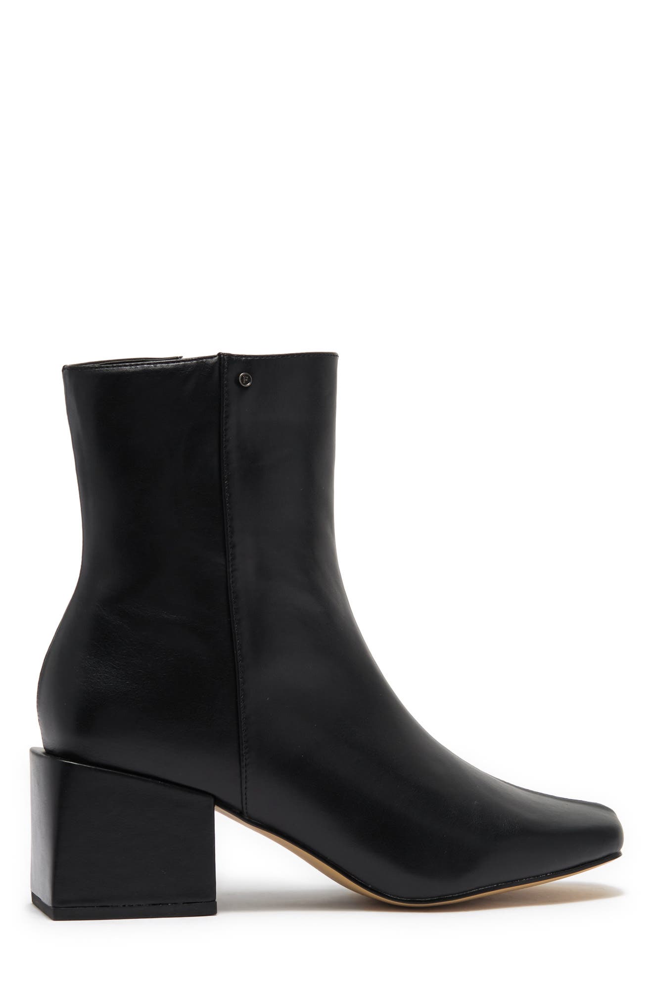 French Connection Toni Snakeskin Embossed Block Heel Bootie, Alternate, color, 