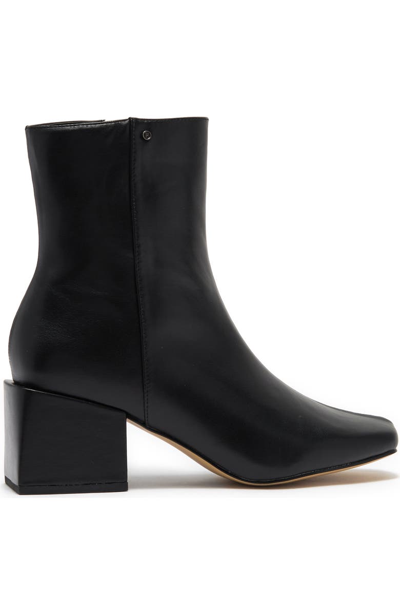 French Connection Toni Snakeskin Embossed Block Heel Bootie, Alternate, color,