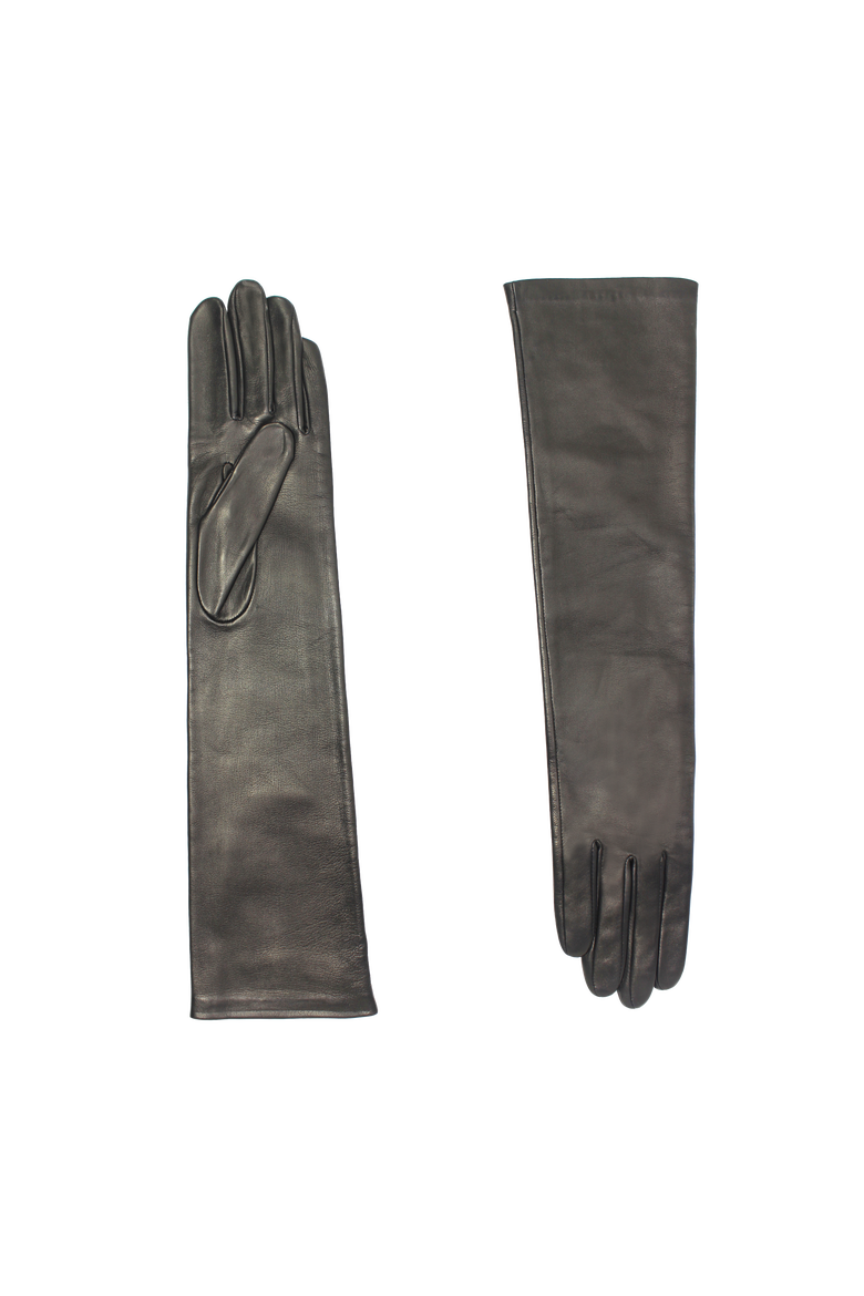 Opera Leather Gloves Elbow Length, Main, color, Black