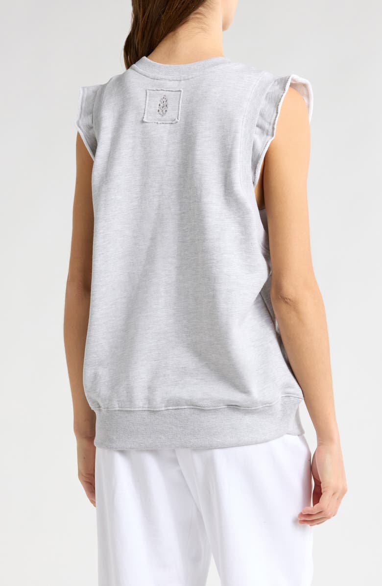 Flutter Sleeve Cotton Knit Tank