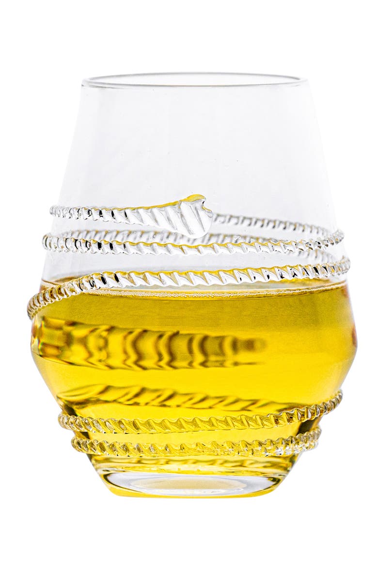 Juliska Chloe Stemless Wine Glass, Alternate, color, 