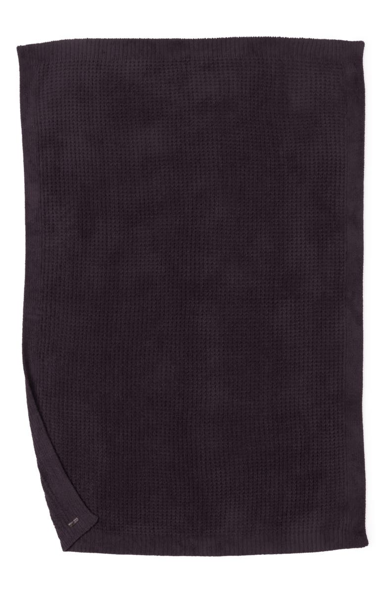 Barefoot Dreams<sup>®</sup> CozyChic<sup>®</sup> Waffle Knit Throw, Alternate, color, Umber