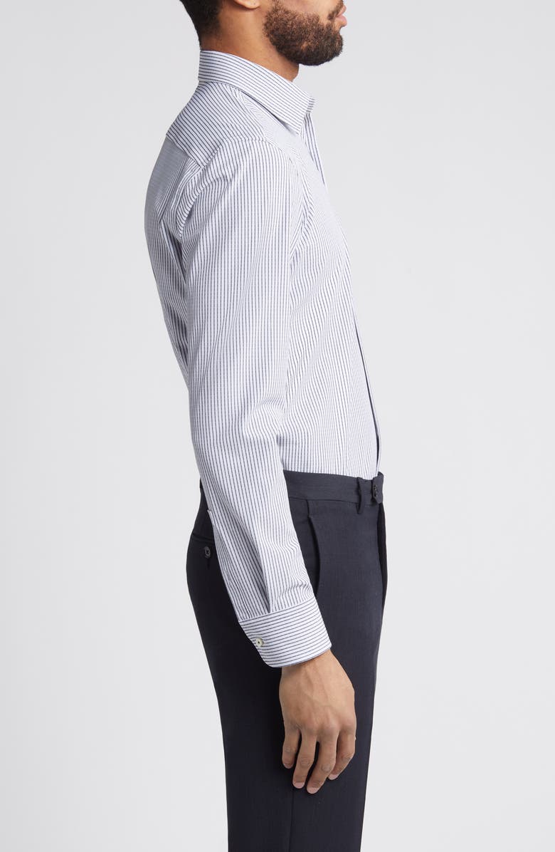 BOSS Hank Slim Fit Stripe Stretch Dress Shirt, Alternate, color,