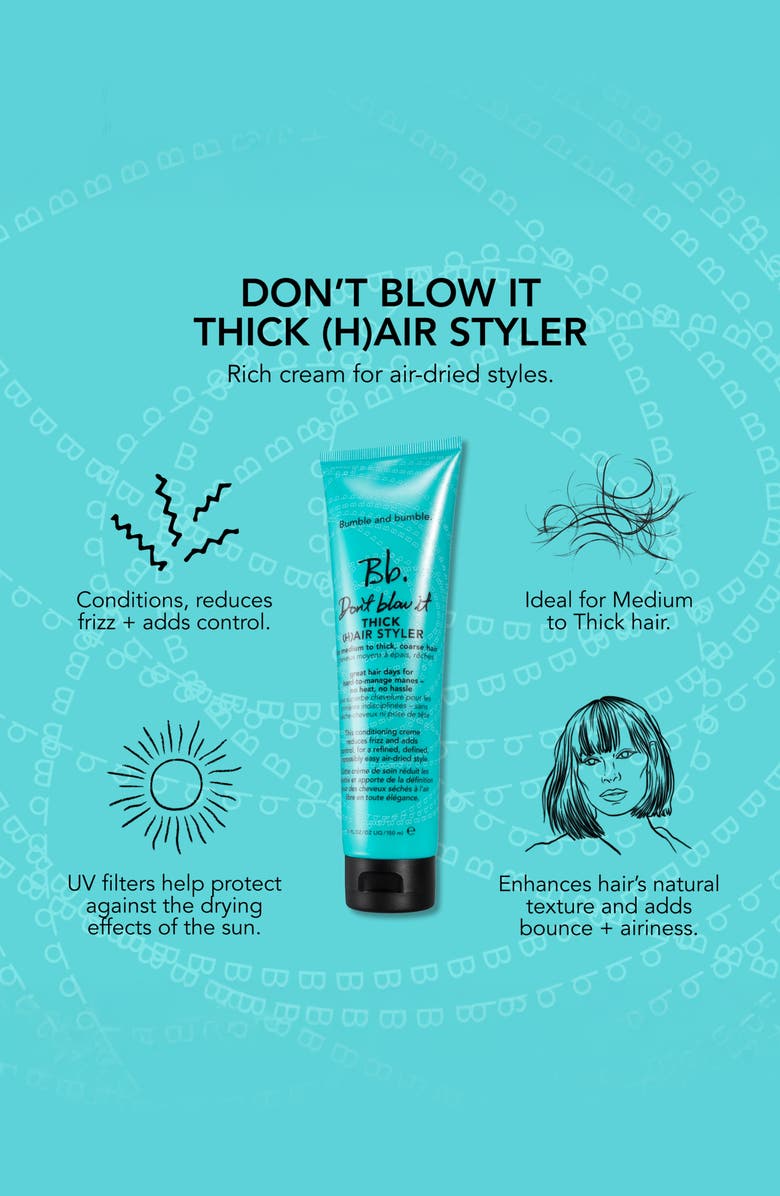 Bumble and bumble. Don't Blow It Thick Hair Styler, Alternate, color, 