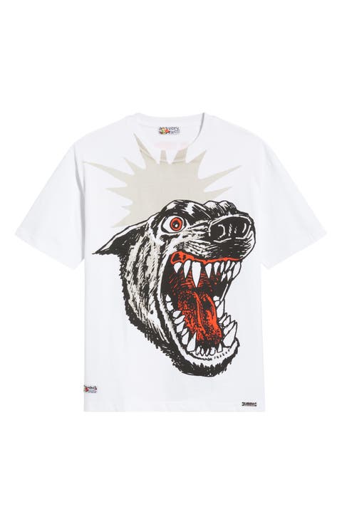 Mad Dog Cotton Graphic T-Shirt