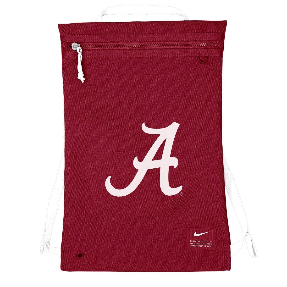 Nike Alabama Crimson Tide Utility Gym Sack, Main, color, Crimson