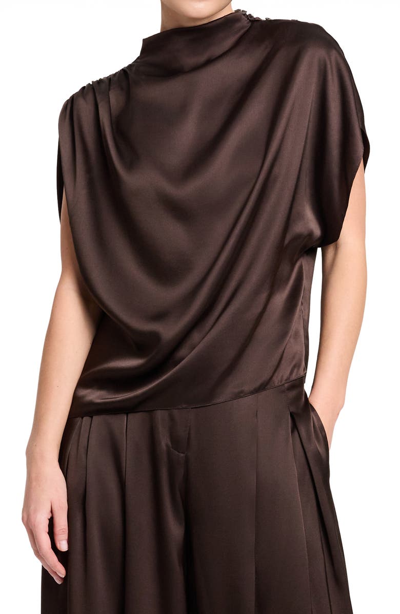 TWP Wish You Would Stretch Silk Top, Main, color, Delicioso