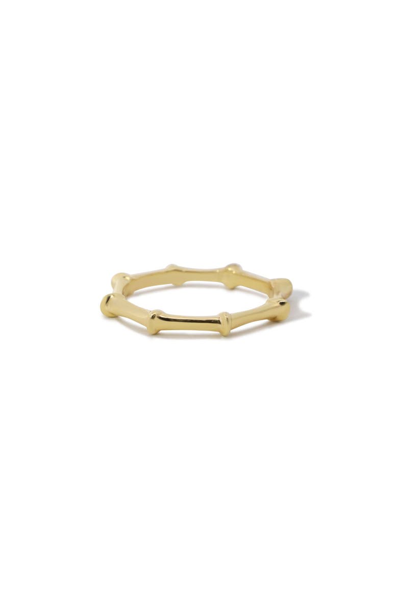 Gold Bamboostyle Ring, Main, color, Yellow Gold