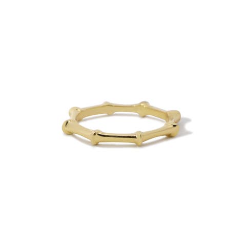 Gold Bamboostyle Ring