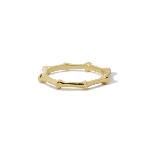 The Lovery Fine Jewelry Gold Bamboostyle Ring In Gold