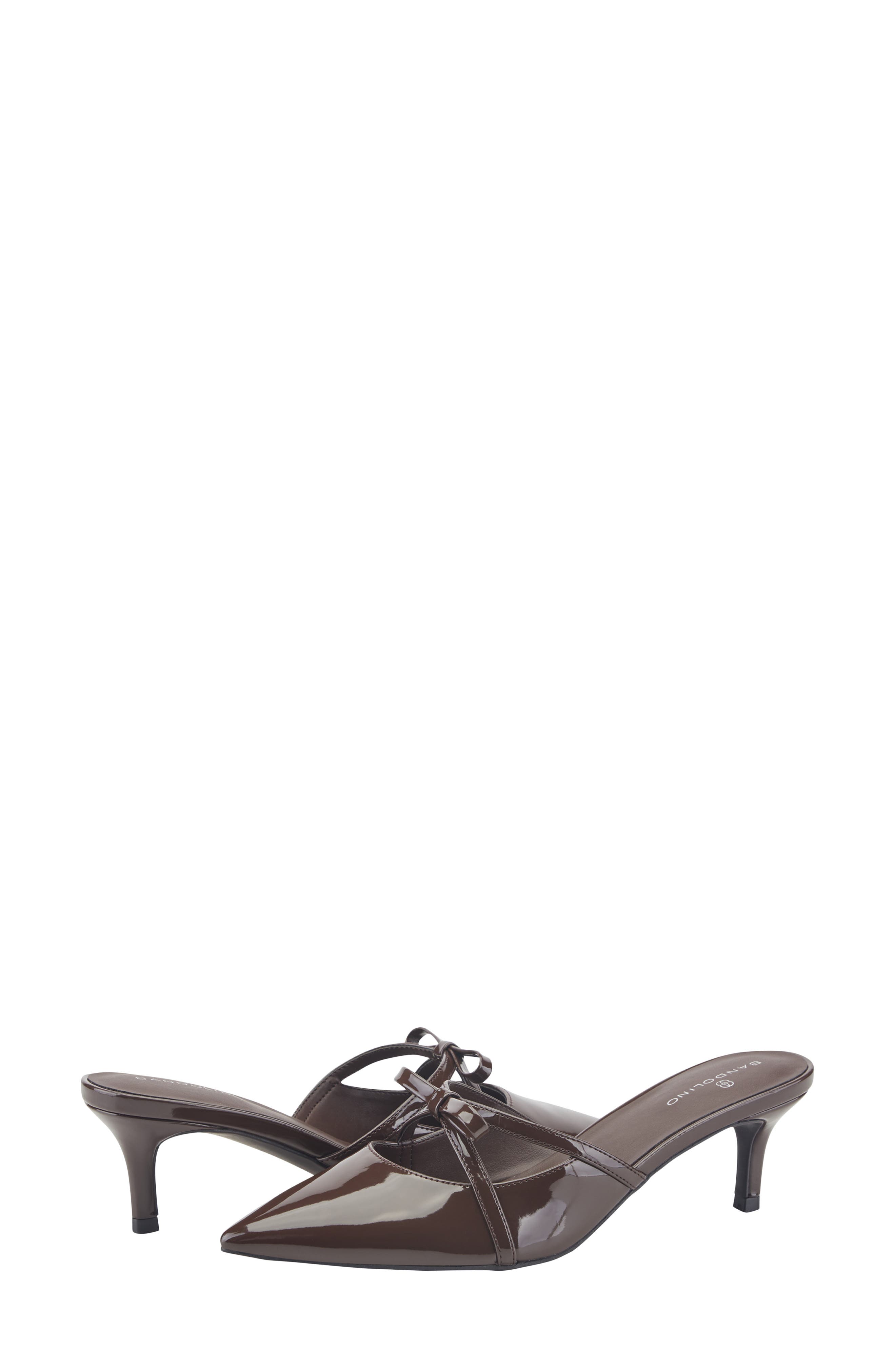 Mokita Mule, Alternate, color, DARK BROWN