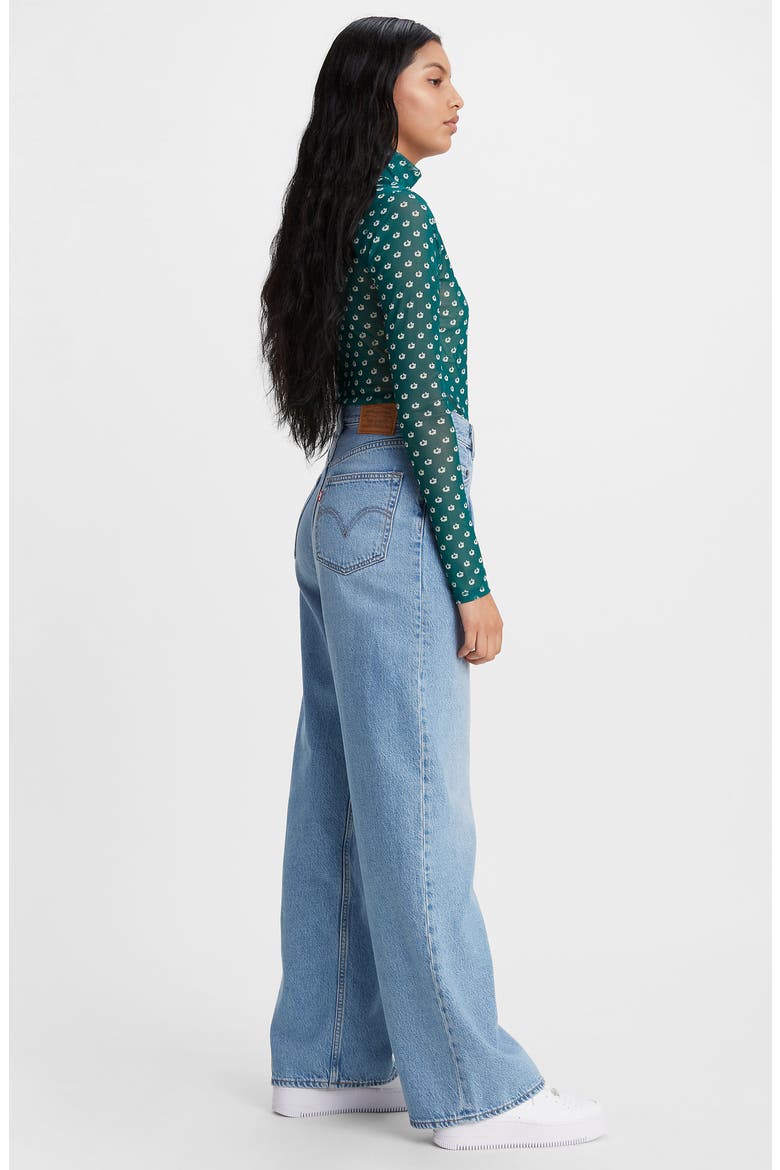 Levi's® Tailored Super High Waist Loose Jeans, Alternate, color, SHOW ME THE MONEY