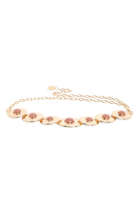Hammered Disc Resin Chain Belt