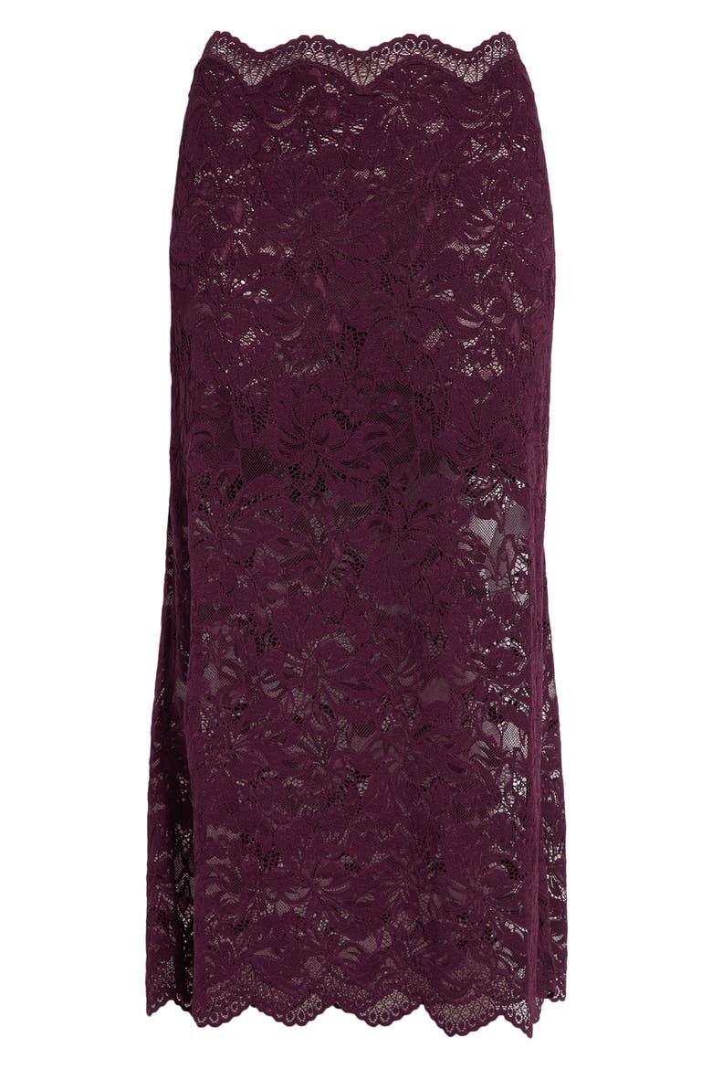 Layered Lace Skirt, Main, color, MAGENTA PURPLE