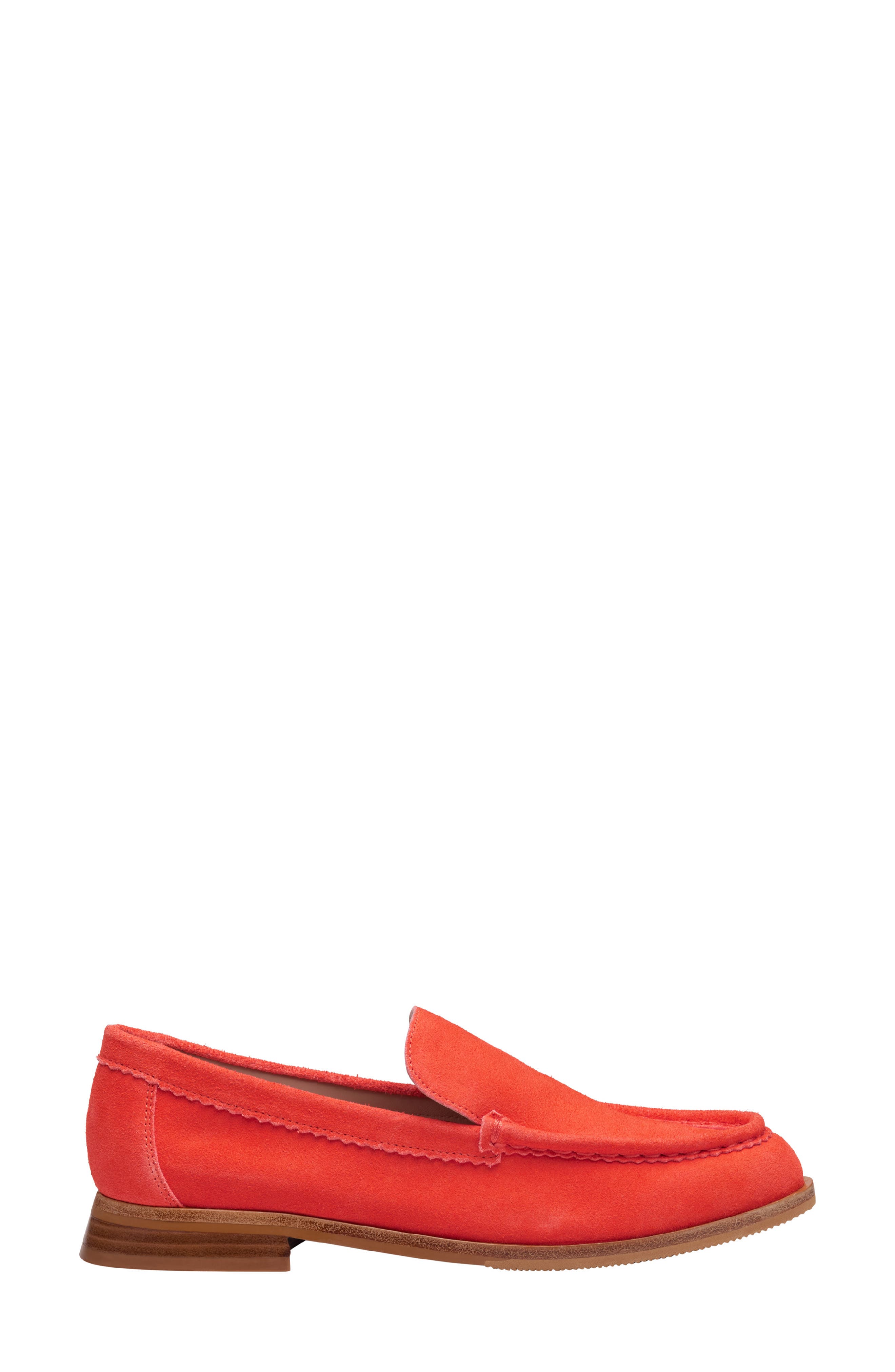 Johnston 
Murphy Gillian Suede Loafer, Alternate, color, Coral Suede