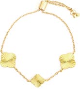 Panacea Clover Station Chain Bracelet