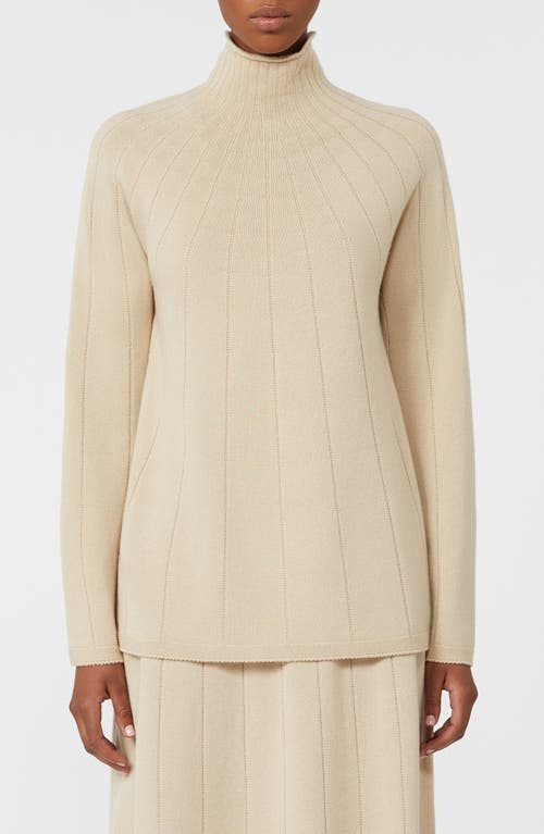 Mm By Max Mara Grolla Wool Sweater In White