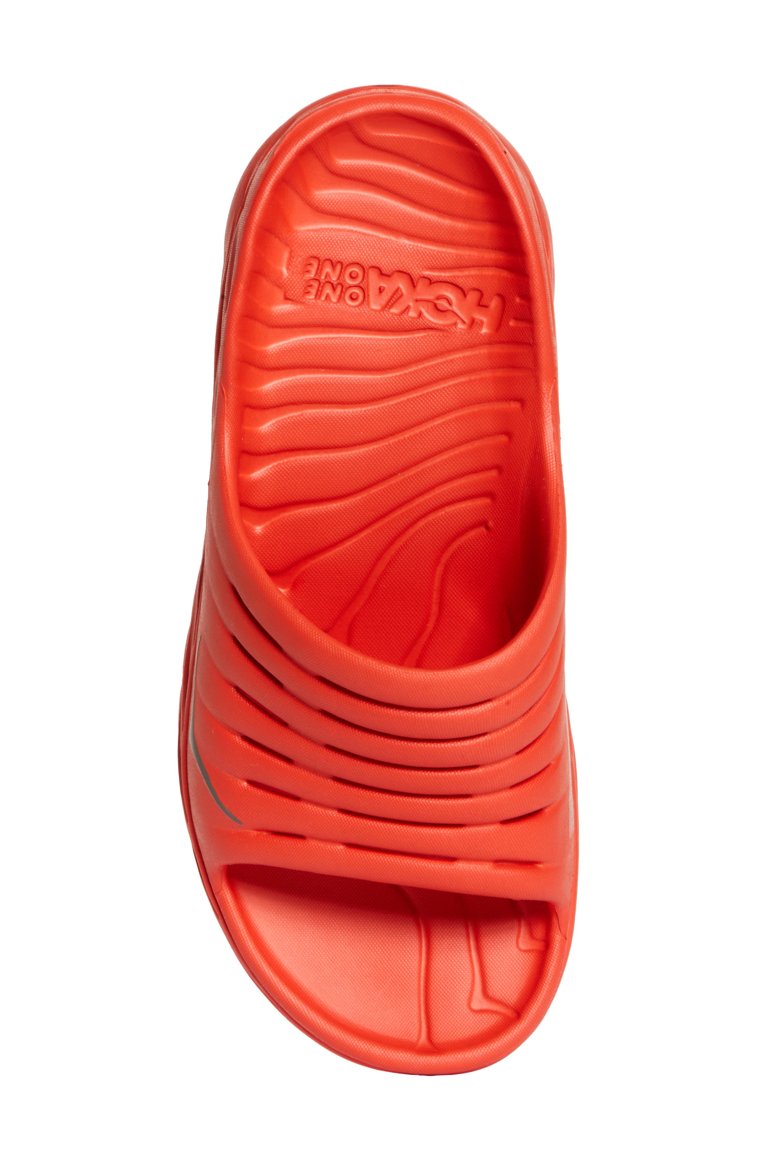 Gender Inclusive Ora Recovery Slide Sandal, Alternate, color, FIESTA / CASTLEROCK