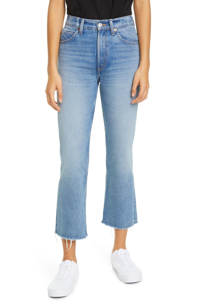 '70s Crop Boot Jeans, Main, color, MEDIUM