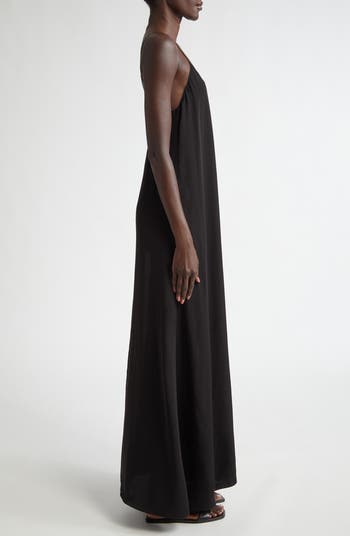 パーティードレス [The Row] Anselm Dress in Cupro Anselm Dress Red in Cupro – The Row