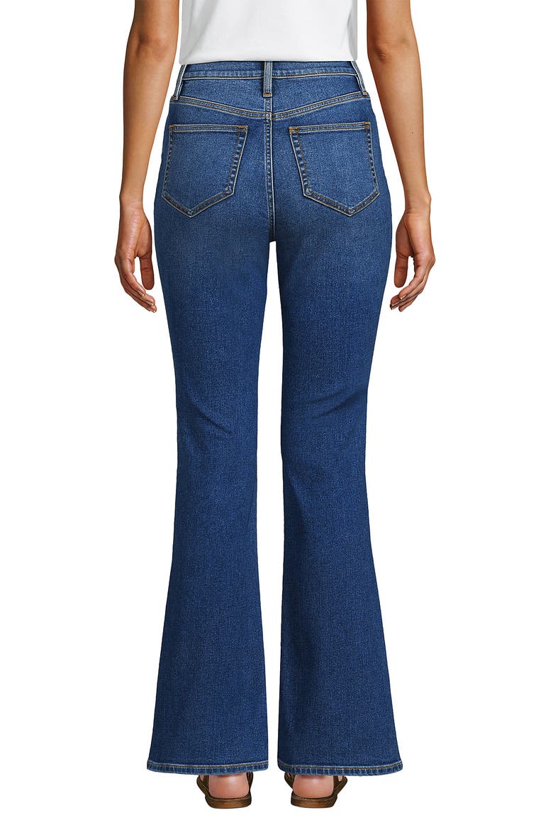 Denim High Rise Skinny Flare Jeans, Alternate, color, Indigo Tide Blue