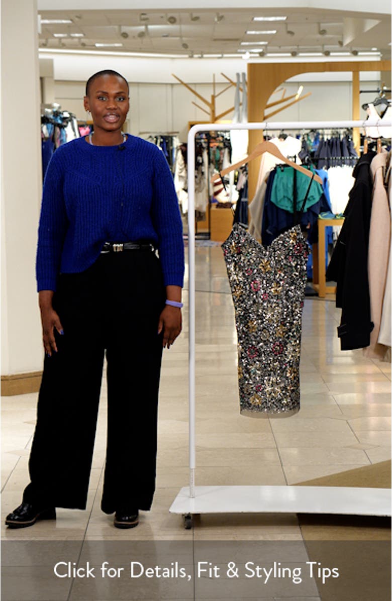 Embellished Cocktail Minidress, sales video thumbnail