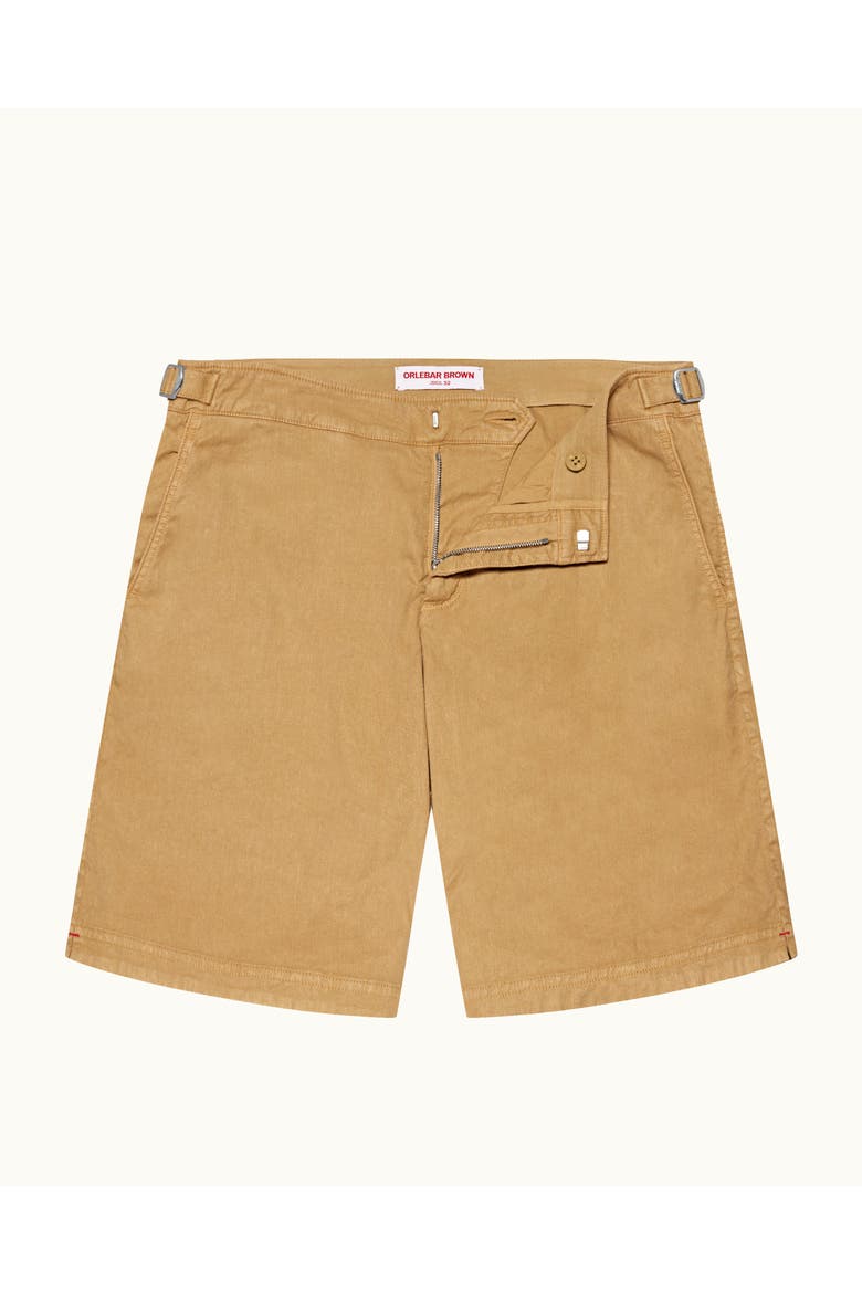 Dane Garment Dye Tailored-Fit Shorts, Alternate, color, Biscuit