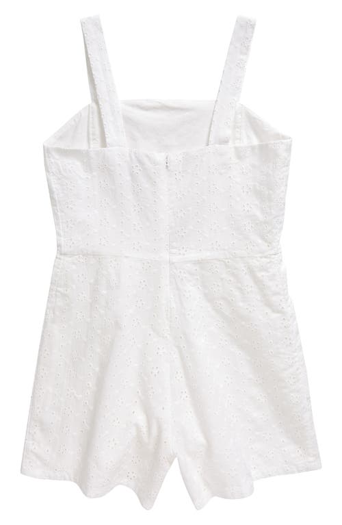Nordstrom Kids' Eyelet Cotton Romper