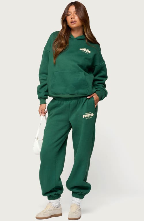 Edikted Lounge Edit Sweatpants In Green