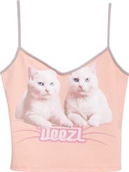 DIESEL® Cat Print Crop Camisole