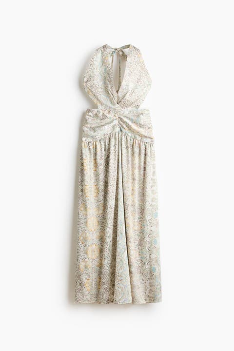 Open-back Halterneck Dress