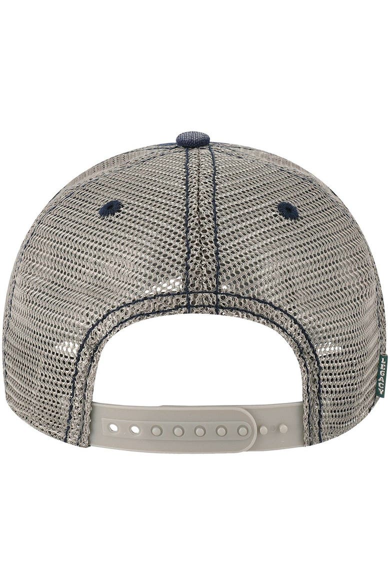 Men's Navy Villanova Wildcats Sunset Dashboard Trucker Snapback Hat, Alternate, color, Navy