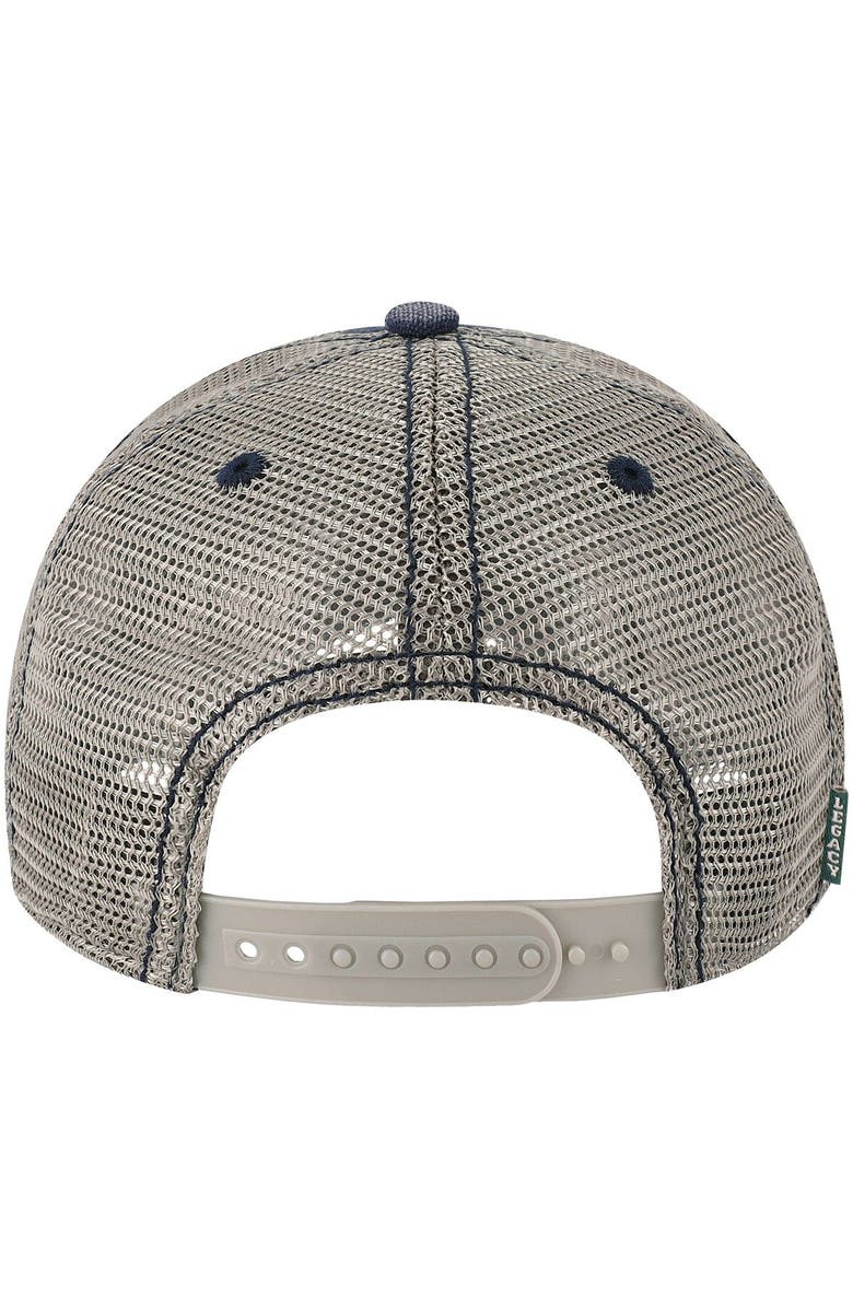 LEGACY ATHLETIC Men's Navy Villanova Wildcats Sunset Dashboard Trucker Snapback Hat, Alternate, color,