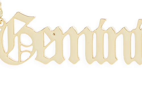 The Sis Kiss Zodiac Pendant Necklace In Gold