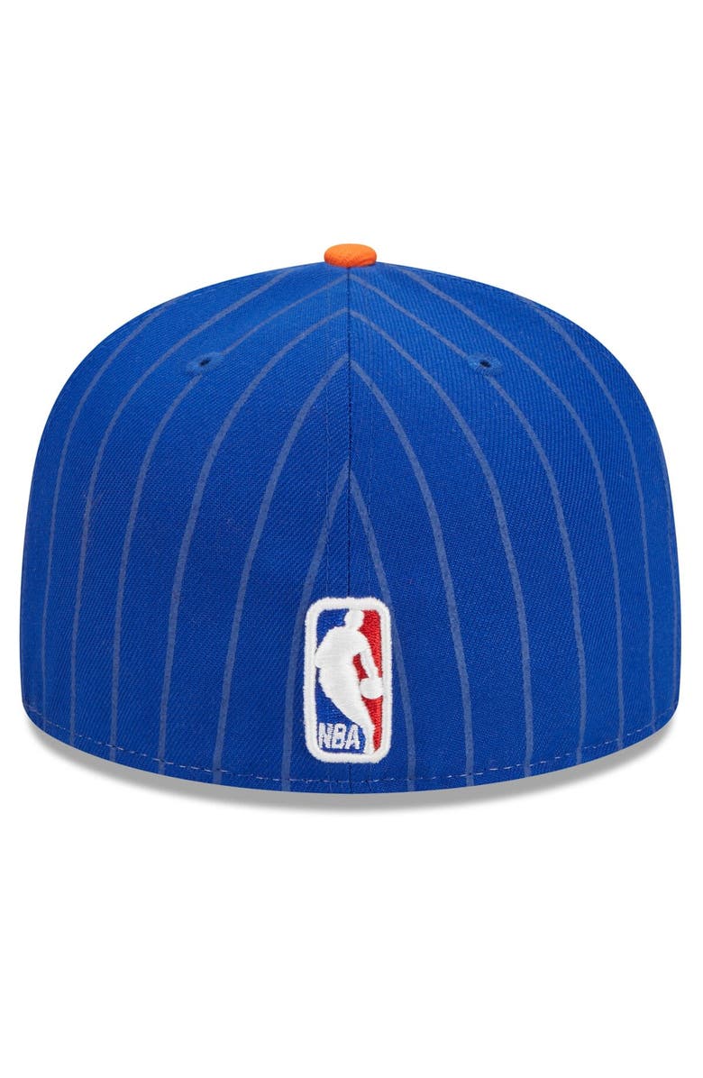 New Era Men's New Era  Blue/Black New York Knicks 2023/24 City Edition 59FIFTY Fitted Hat, Alternate, color, 