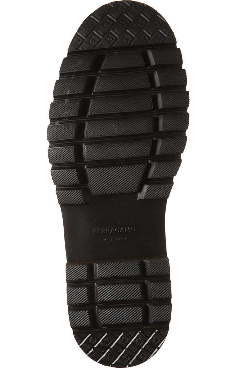 FERRAGAMO Alf Apron Toe Oxford, Alternate, color, Nero