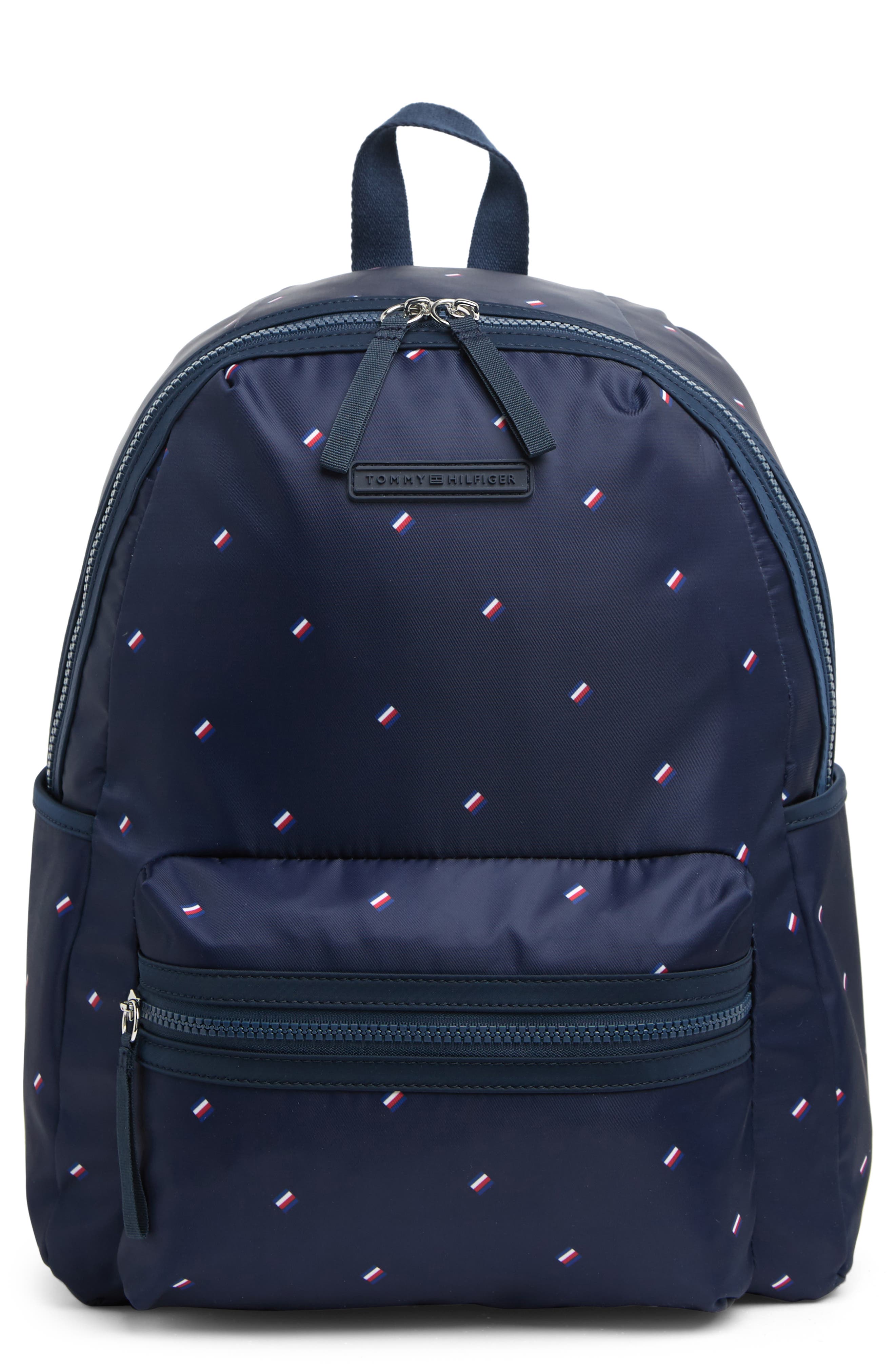 Tommy Hilfiger Portland Print Backpack, Main, color, 