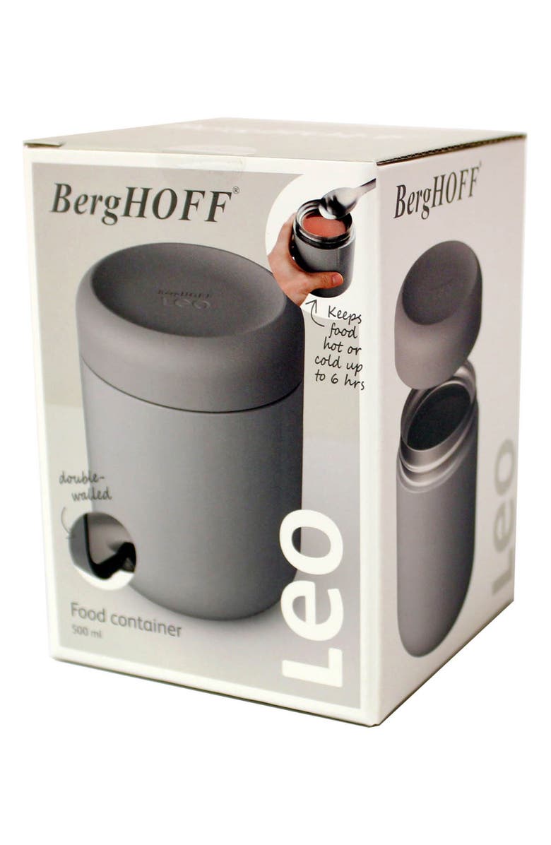 BergHOFF Leo 2-Piece Food Container Set, Alternate, color, Grey/ Green