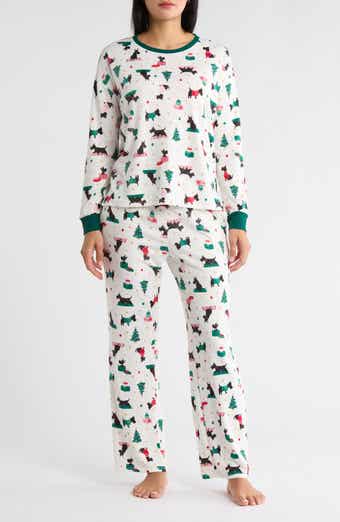 Holiday Long Sleeve Top, Shorts & Pants Pajamas
