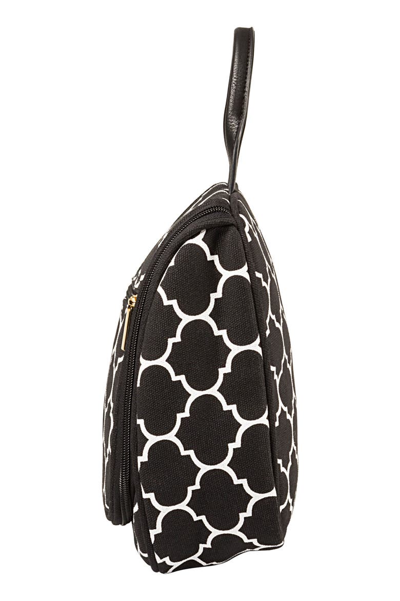 Monogram Travel Kit, Alternate, color, BLACK