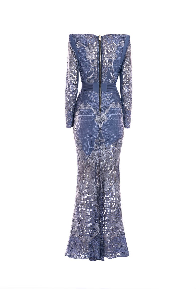 Echo Gown, Alternate, color, GREY