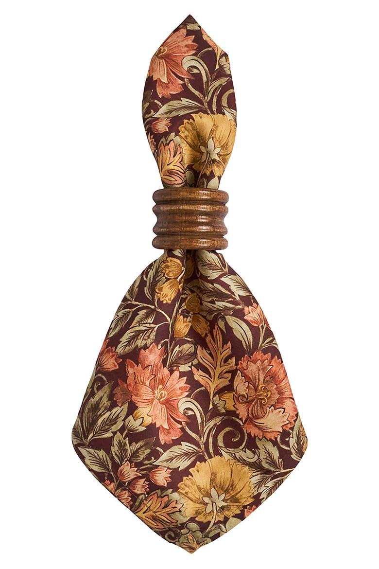 Willa Set of 4 Napkins, Alternate, color, AMBER