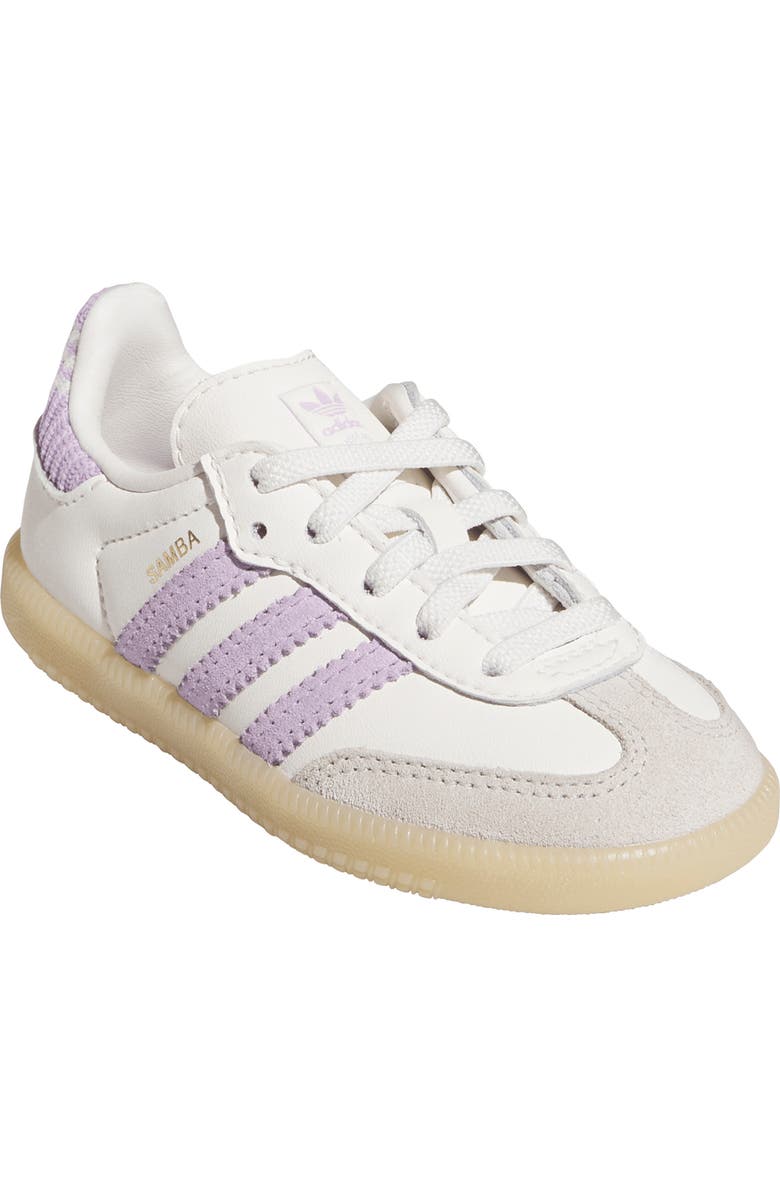 adidas Kids' Samba OG Sneaker, Main, color, Cloud White/ Plum/ Gum 3