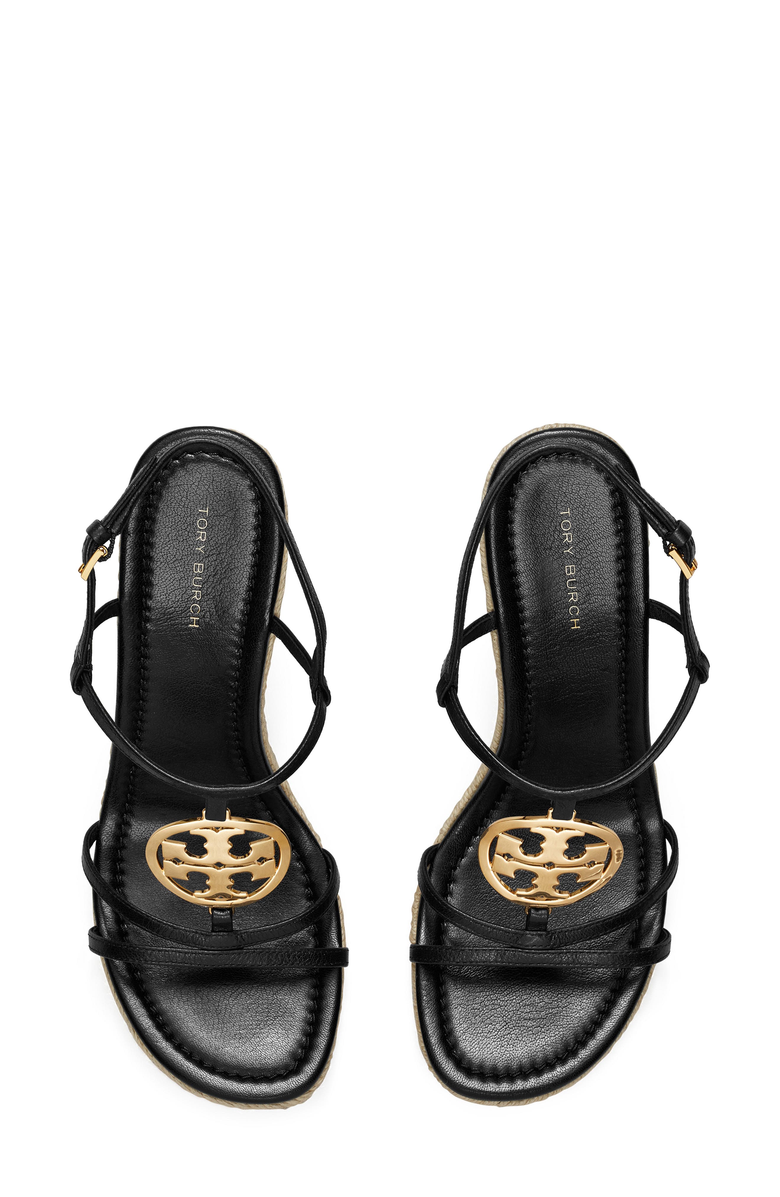 Tory Burch Capri Miller Espadrille Wedge Sandal, Alternate, color, 