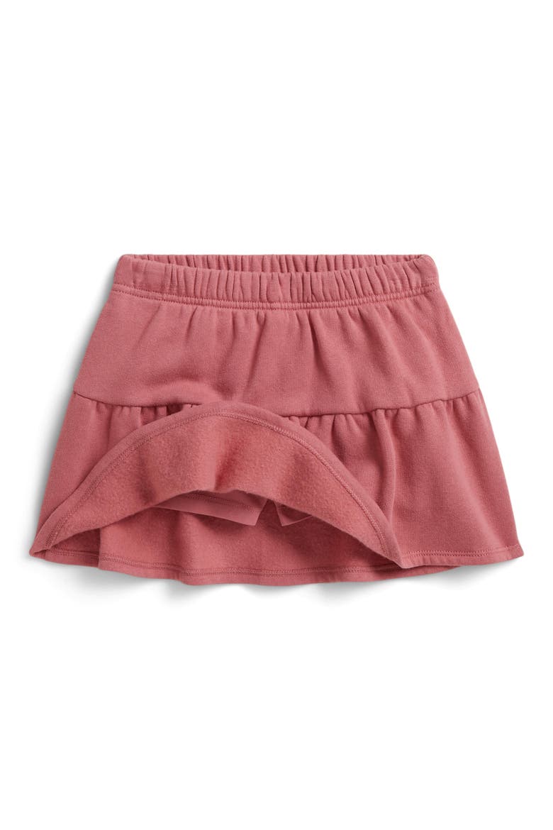 Kids' Cross-Stitch Fleece Sweatshirt & Skirt Set, Alternate, color, PINK