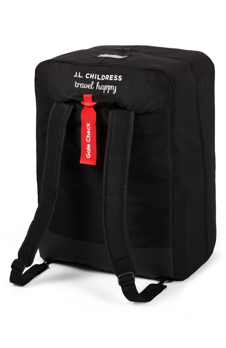 J.L. Childress Elite Padded Travel Bag for Infant Car Seat & Stroller Combo, Alternate, color, Black