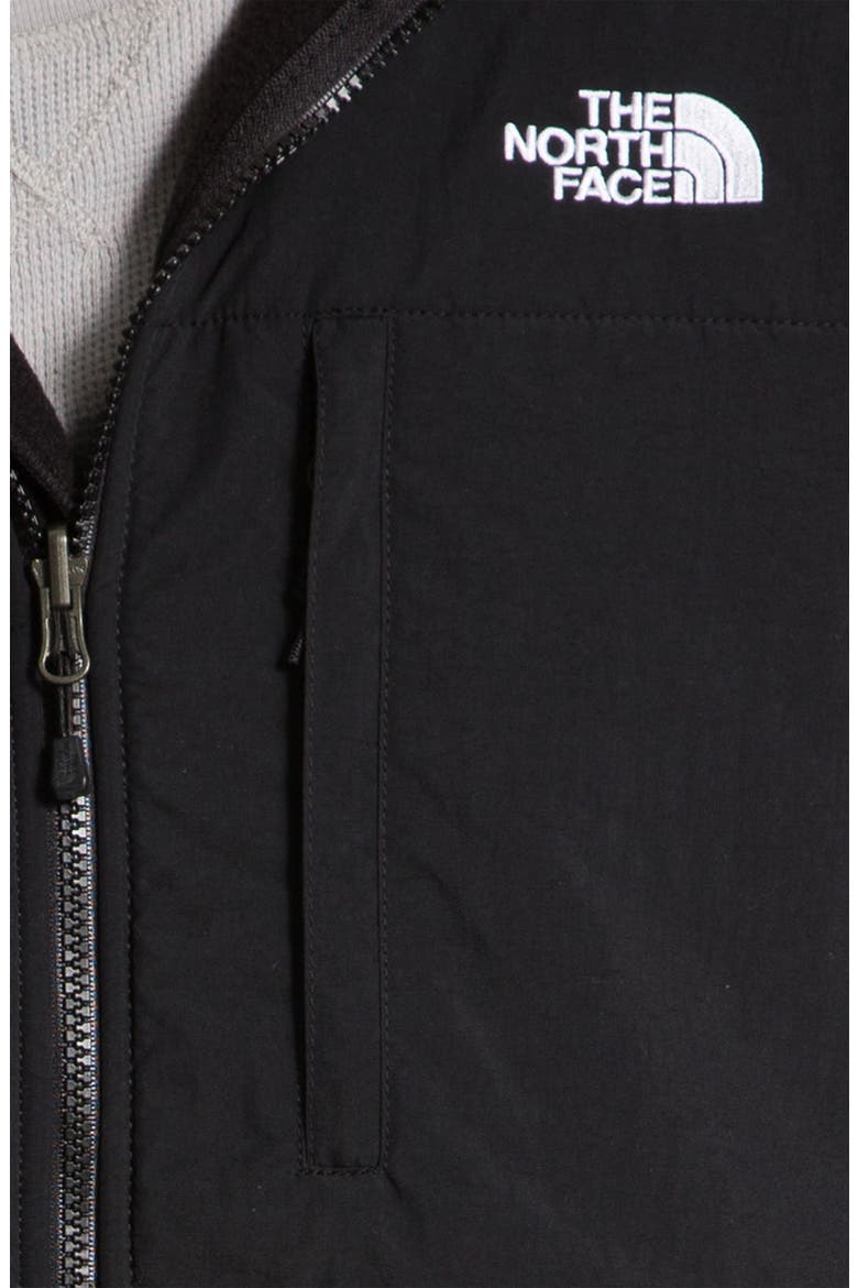 'Denali' Hooded Recycled Fleece Jacket, Alternate, color, BLACK