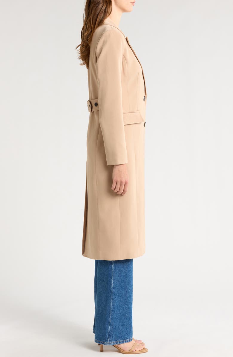 Avec Les Filles Blazer Trench Coat, Alternate, color, 