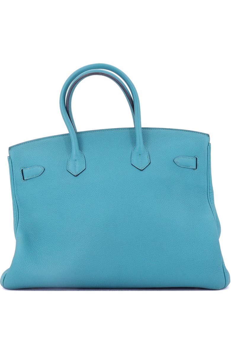 Pre-Owned Hermes Birkin Handbag Blue Togo with Palladium Hardware 35, Alternate, color,