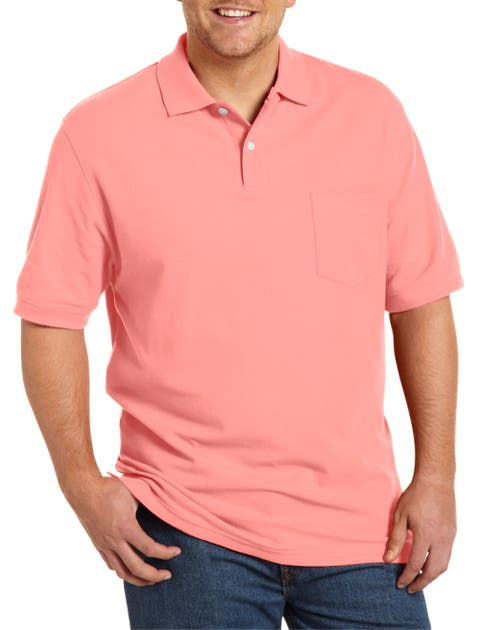Big & Tall Pocket Piqué Polo Shirt